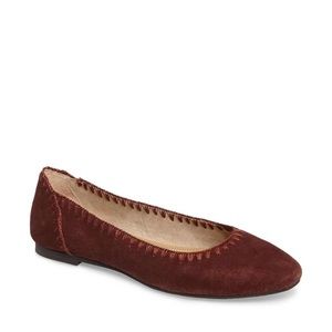 NEW NIB Jack Roger Brown Suede Ellie Flats Sz 10
